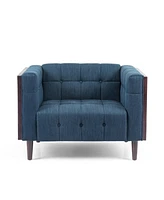 Streamdale Furniture Modern Waffle-Stitched Club Chair: Comfort, Style, And Durability
