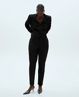 Mango Women's Buttons Detail Suit Vest