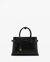 Mango Women's Padlock Detail Shopper Bag