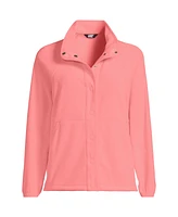 Lands' End Women's Anyweather Fleece Snap Front Jacket