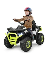 12V Kids Electric 4-Wheeler Atv – 2 Speeds & Led Lights