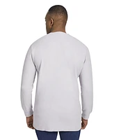 Johnny Bigg Men's Waffle Henley Long Sleeve Top