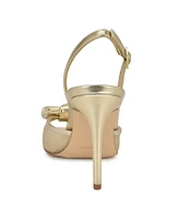 Nine West Women's Gergia Stiletto Heel Open Toe Dress Sandals