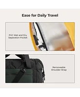Bagsmart Walker 34L Laptop Duffle with Shoe Compartment Tangerine