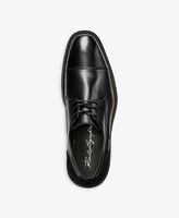 Karl Lagerfeld Paris Men's Leather Cap Toe Derby Lace-Up Shoe