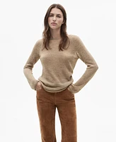 Mango Women's Round-Neck Knitted Sweater