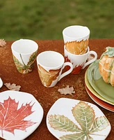 Vietri Autunno Maple Leaf Mug