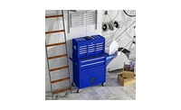 Slickblue High Capacity 8-Drawer Rolling Tool Chest with Wheels for Convenient Storage and Mobility