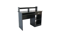 Slickblue Modern General Style Black E1 15MM Chipboard Computer Desk for Home Office Setup