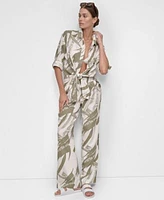 Dkny Womens Beach Shirt Cover Up Pants