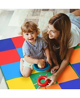 Hongge 58 Inch Toddler Foam Play Mat Baby Folding Activity Floor Mat