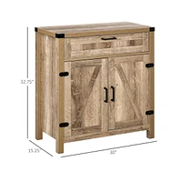 Slickblue Chic Oak Kitchen Sideboard & Storage Cabinet – Versatile Coffee Bar Cabinet