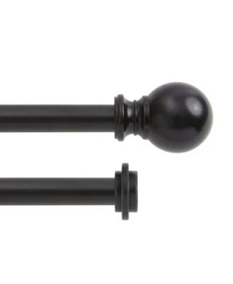 Kenney Ball 5 8 Standard Decorative Window Double Curtain Rod