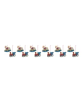 Slickblue Rocking Horse And Toy Train Ornament (Set of 12)