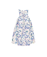 Milla Women's Strapless Midi Dress With A Flower Print