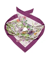 Elizabetta Flora - Hand Rolled Silk Foulard for Women