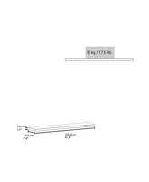 Fm Furniture Greer Floating Shelf in Melamine x2, Grey