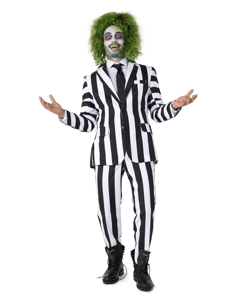 Suitmeister Men's Party Suit - Beetlejuice Costume Multicolor