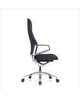 Decent Living Executive Premium Leather Office Chair with Full Height Back