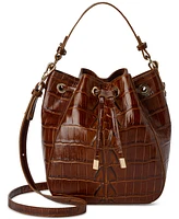 Brahmin Melinda Chestnut Marana Medium Leather Bucket