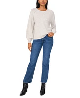 Vince Camuto Women's Crewneck Raglan Puff-Sleeve Sweater