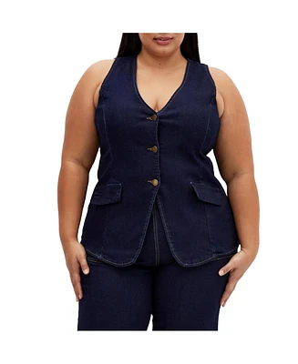 City Chic Plus August Vest