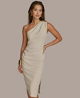 Donna Karan New York Women's Asymmetric-Neck Sheath Dress