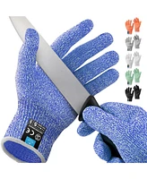 Cut Resistant Gloves Food Grade Level 5 Protection - Comfortable Safety Work