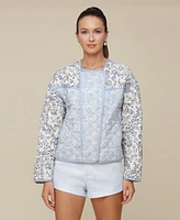 Avec Les Filles Women's Patchwork Quilted Jacket