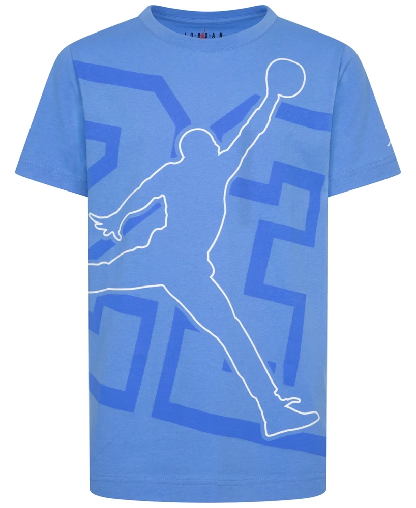 Jordan Big Boys Jumpman Shine Graphic Tee