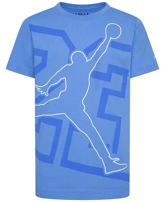 Jordan Big Boys Jumpman Shine Graphic Tee