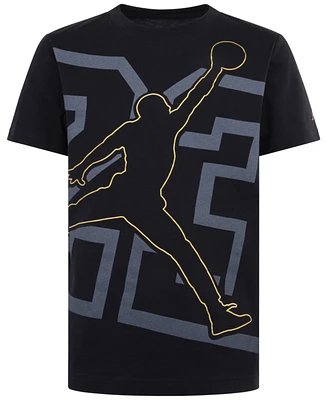 Jordan Big Boys Jumpman Shine Graphic Tee