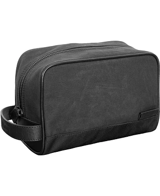 Boarding Pass Hey Handsome Waxed Canvas Dopp Kit - Navy