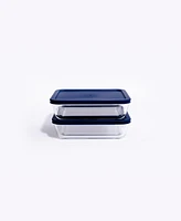 Dura Living -Piece Cup Rectangular Food Storage and Meal Prep Container Set