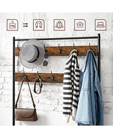 Songmics Home Coat Rack with Shoe Storage