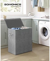 Songmics Home Double Laundry Hamper with Lid