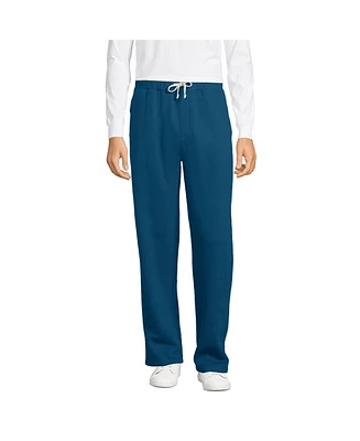 Lands' End Men's Serious Sweats Wide Leg Sweatpants