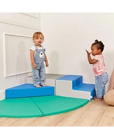 ECR4Kids SoftZone Adventurer's Summit Step, Contemporary, 4-Piece