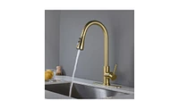 Slickblue Kitchen Faucet with Pull-Out Spray for Versatile Functionality and Effortless Cleaning