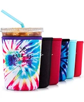 Zulay Kitchen Reusable Iced Coffee Sleeve - Medium Sized Neoprene Insulator Sleeves