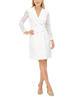 Vince Camuto Women's Signature Stretch Lace Tuxedo Dress