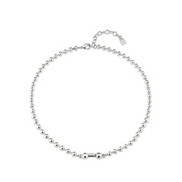 UNOde50 Sterling Silver Cylindrical Charm Necklace