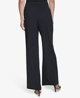 Halston Women's Logo Hardware Straight-Leg Pants