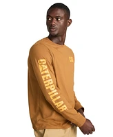 Cat Men's Trademark Banner Long Sleeve Tee