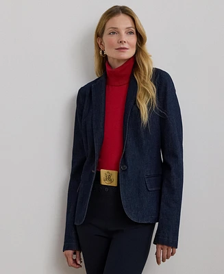 Lauren Ralph Women's Denim Blazer