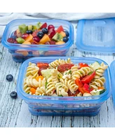 Minimal Silicone Container Collapsible - 860ml Blue Set of 6