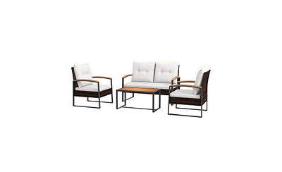 Slickblue Stylish Garden Sofa Set - Comfortable Outdoor Seating for Relaxation