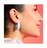 Sohi Women's Chunky Hoop Earrings