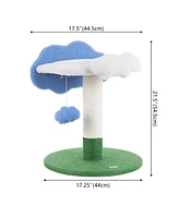 The Licker Store Sami Modern Jute Cloud Cat Tree with Scratching Post
