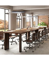 Tribesigns 13FT Conference Table with Heavy Duty Frame for 10